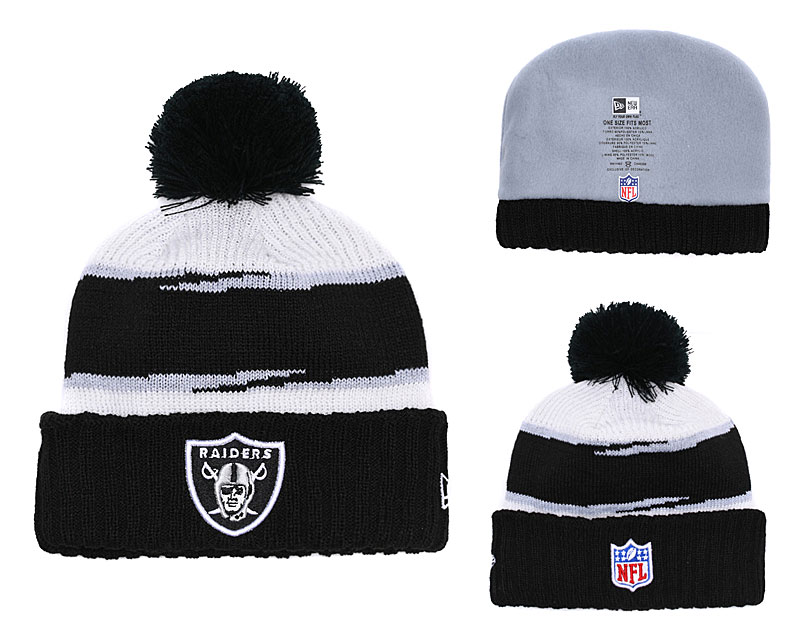 NFL Oakland Raiders Team Logo Knit Hat
