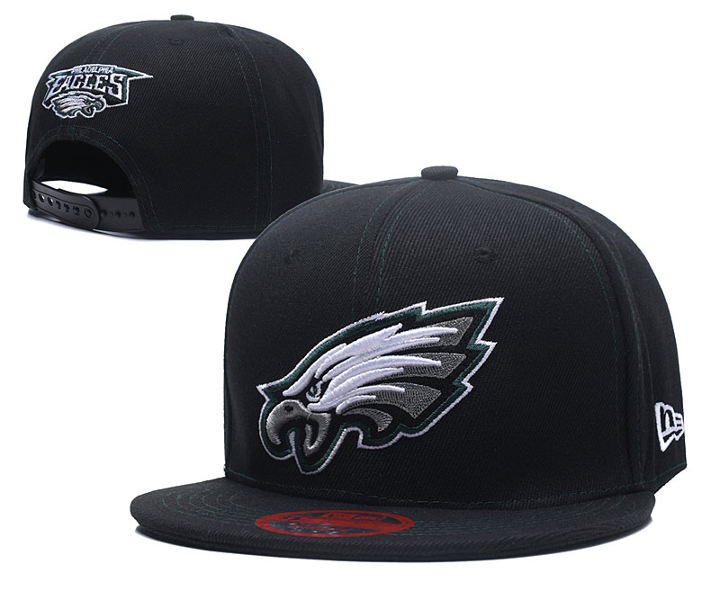 NFL Philadelphia Eagles Team Logo Green Silver Adjustable Hat 1