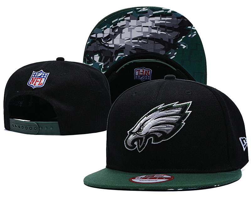 NFL Philadelphia Eagles Team Logo Green Silver Adjustable Hat