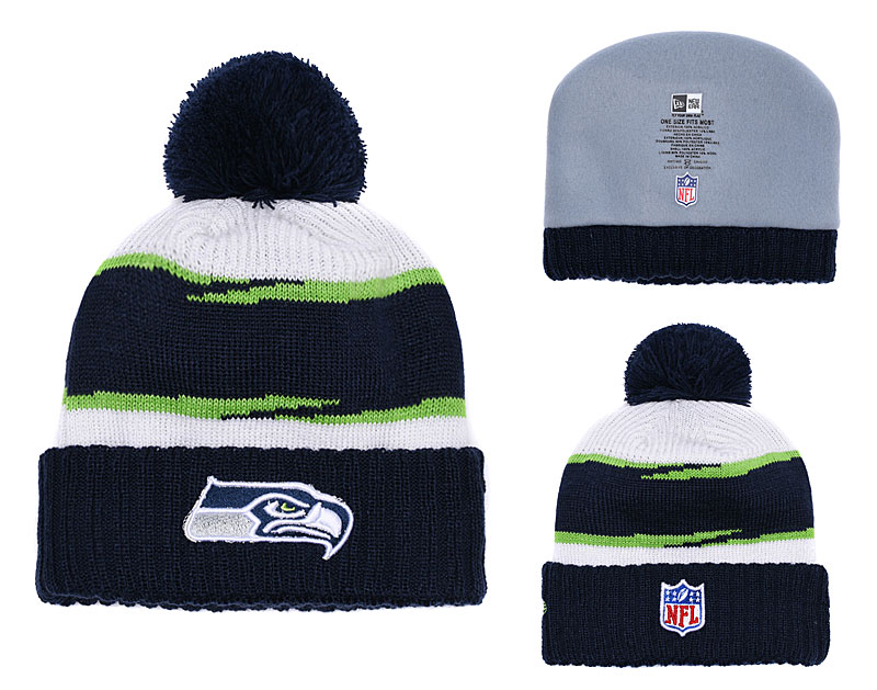 NFL Seattle Seahawks Fresh Logo Knit Hat NFL Seattle Seahawks Fresh Logo Knit Hat