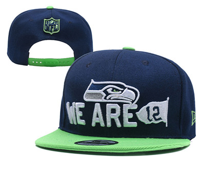 NFL Seattle Seahawks We Are 12 Navy Adjustable Hat