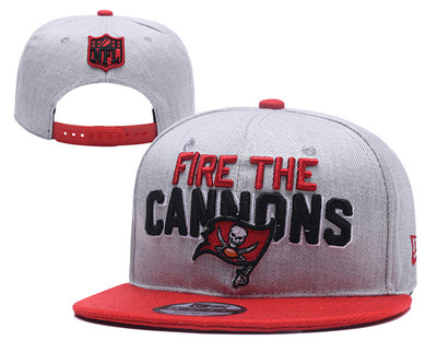 NFL Tampa Bay Buccaneers Fire The Cannons Gray Adjustable Hat