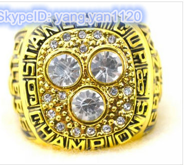 NHL Edmonton Oilers World Champions Gold Ring_1