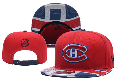 NHL Montreal Canadiens Team Logo Red Adjustable Hat