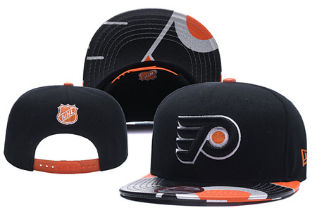 NHL Philadelphia Flyers Team Logo Black Adjustable Hat