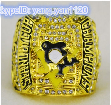 NHL Pittsburgh Penguins World Champions Gold Ring