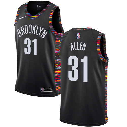 Nets #31 Jarrett Allen Black Basketball Swingman City Edition 2018-19 Jersey Nets #31 Jarrett Allen Black Basketball Swingman City Edition 2018-19 Jersey