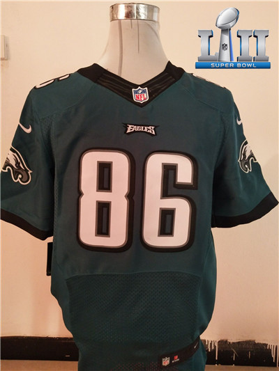 New Philadelphia Eagles #86 Zach Ertz Midnight Green Super Bowl LII Team Color NFL New Elite jersey New Philadelphia Eagles #86 Zach Ertz Midnight Green Super Bowl LII Team Color NFL New Elite jersey