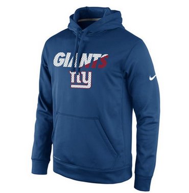 New York Giants Nike Kick Off Staff Performance Pullover Hoodie Royal