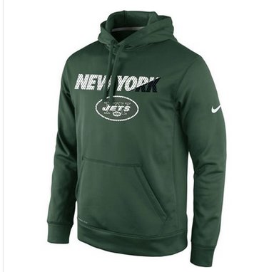 New York Jets Nike Kick Off Staff Performance Pullover Hoodie Green
