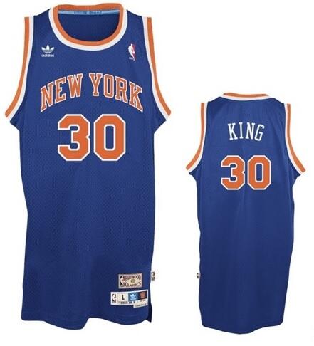 New York Knicks #30 Bernard King Blue NBA Soul Swingman Jersey