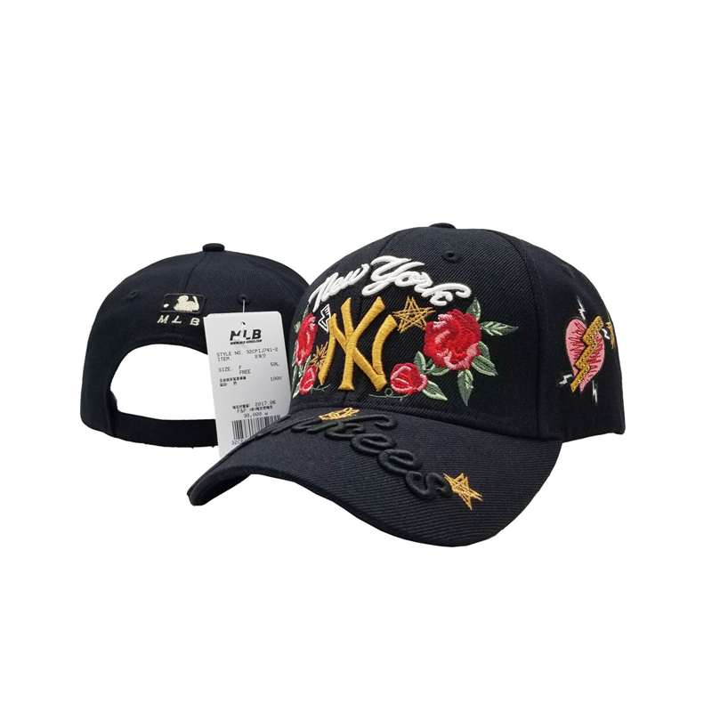 New York Yankees 2018 Diamond Era 39THIRTY Flex Hat - Navy White 11