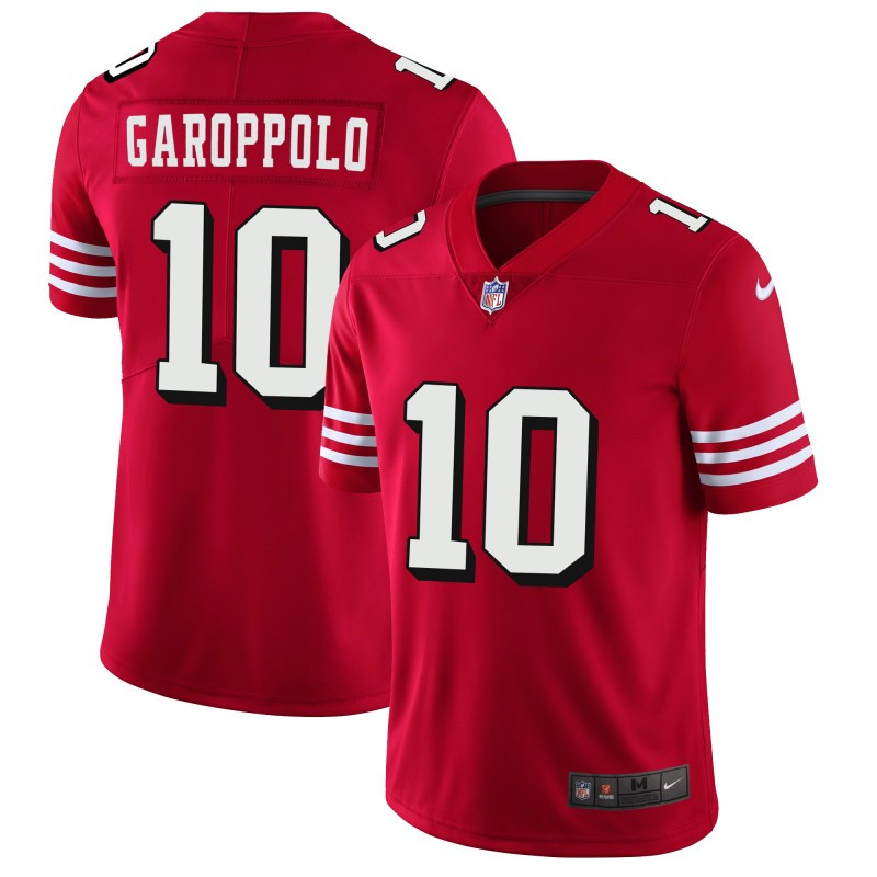 Nike 49ers #10 Jimmy Garoppolo Red 2018 Vapor Untouchable Limited Jersey Nike 49ers #10 Jimmy Garoppolo Red 2018 Vapor Untouchable Limited Jersey