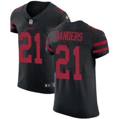 Nike 49ers #21 Deion Sanders Black Alternate Men's Stitched NFL Vapor Untouchable Elite Jersey Nike 49ers #21 Deion Sanders Black Alternate Men's Stitched NFL Vapor Untouchable Elite Jersey