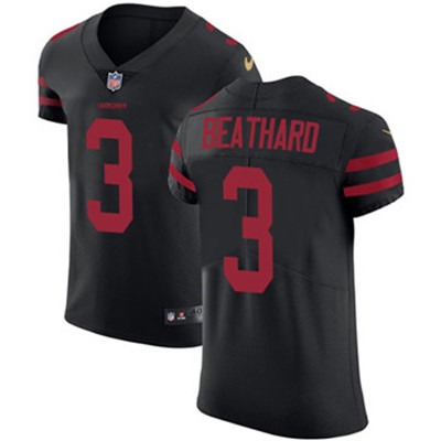 Nike 49ers #3 C.J. Beathard Black Alternate Men's Stitched NFL Vapor Untouchable Elite Jersey Nike 49ers #3 C.J. Beathard Black Alternate Men's Stitched NFL Vapor Untouchable Elite Jersey