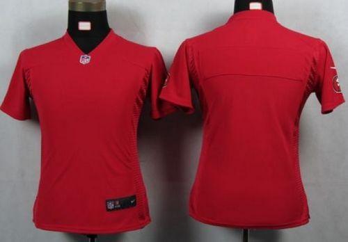 Nike 49ers #35 Eric Reid Red Team Color Women's Stitched NFL Vapor Untouchable Limited Jersey