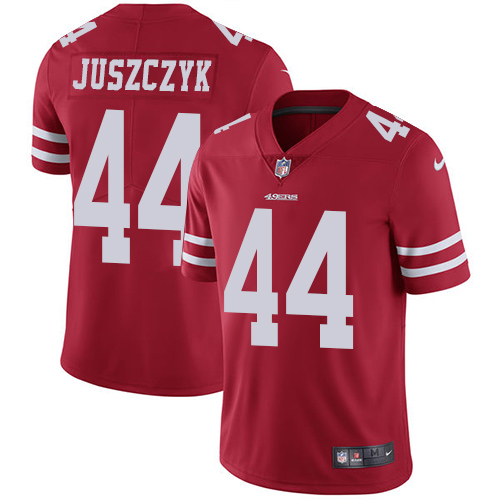 Nike 49ers #44 Kyle Juszczyk Red Team Color Youth Stitched NFL Vapor Untouchable Limited Jersey Nike 49ers #44 Kyle Juszczyk Red Team Color Youth Stitched NFL Vapor Untouchable Limited Jersey