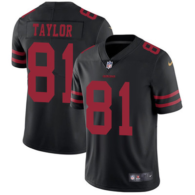 Nike 49ers #81 Trent Taylor Black Alternate Youth Stitched NFL Vapor Untouchable Limited Jersey Nike 49ers #81 Trent Taylor Black Alternate Youth Stitched NFL Vapor Untouchable Limited Jersey