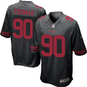 Nike 49ers #90 Solomon Thomas Black Alternate Youth Stitched NFL Elite Jersey Nike 49ers #90 Solomon Thomas Black Alternate Youth Stitched NFL Elite Jersey