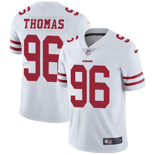 Nike 49ers #96 Solomon Thomas White Youth Stitched NFL Vapor Untouchable Limited Jersey