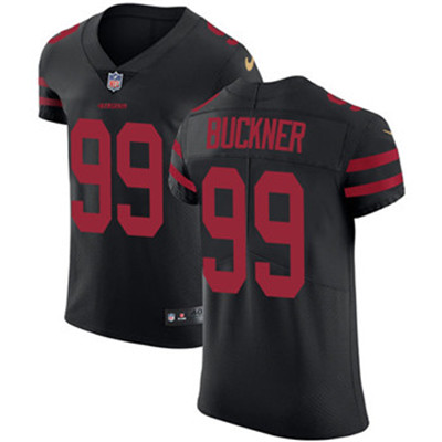 Nike 49ers #99 DeForest Buckner Black Alternate Men's Stitched NFL Vapor Untouchable Elite Jersey Nike 49ers #99 DeForest Buckner Black Alternate Men's Stitched NFL Vapor Untouchable Elite Jersey