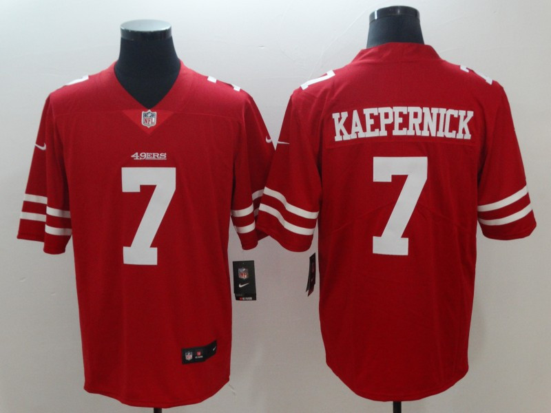 Nike 49ers 7 Colin Kaepernick Red Vapor Untouchable Limited Jersey Nike 49ers 7 Colin Kaepernick Red Vapor Untouchable Limited Jersey