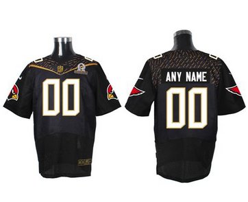 Nike Arizona Cardinals Customized Black 2016 Pro Bowl Men's Stitched NFL Elite Jersey