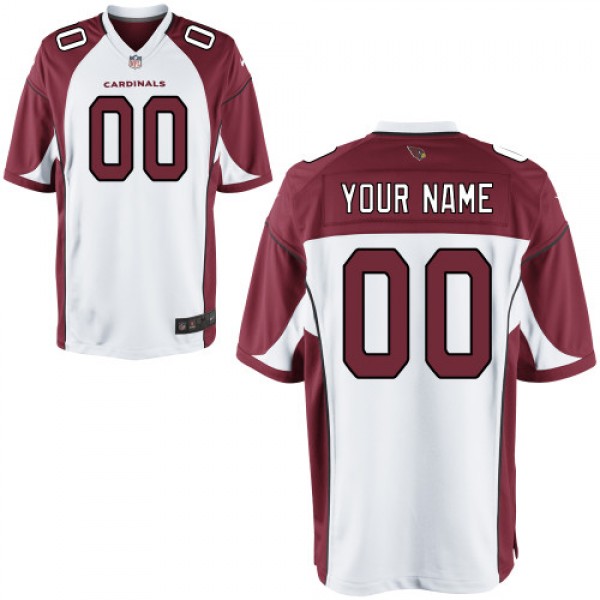 Nike Arizona Cardinals Customized Game White Jerseys