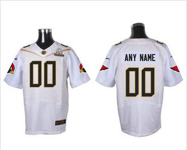 Nike Arizona Cardinals Customized White 2016 Pro Bowl Men's Stitched NFL Elite Jersey