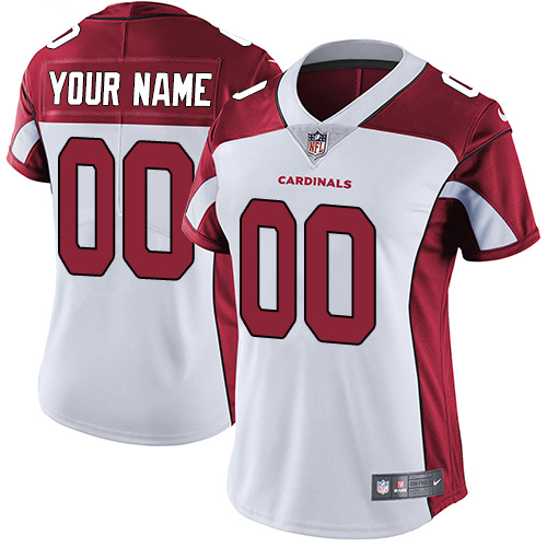 Nike Arizona Cardinals Elite White Road Women's Jersey NFL  Vapor Untouchable Customized jerseys