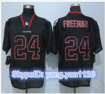 Nike Atlanta Falcons #24 Devonta Freeman Lights Out Black Elite Jersey Nike Atlanta Falcons #24 Devonta Freeman Lights Out Black Elite Jersey