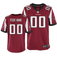 Nike Atlanta Falcons Customized Elite Red Jersey