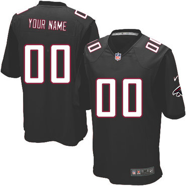 Nike Atlanta Falcons Customized Game Black Jerseys Nike Atlanta Falcons Customized Game Black Jerseys
