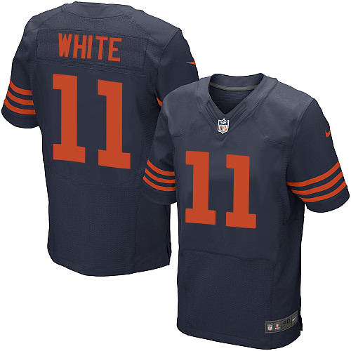 Nike Bears #11 Kevin White Navy Blue Men's Stitched NFL 1940s Throwback Elite Jersey Nike Bears #11 Kevin White Navy Blue Men's Stitched NFL 1940s Throwback Elite Jersey