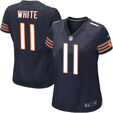 Nike Bears #11 Kevin White Navy Blue Team Color Women's Stitched NFL Elite Jersey Nike Bears #11 Kevin White Navy Blue Team Color Women's Stitched NFL Elite Jersey