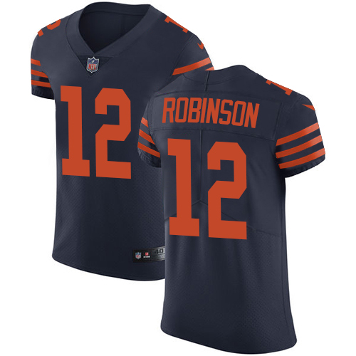 Nike Bears #12 Allen Robinson Navy Blue Alternate Men's Stitched NFL Vapor Untouchable Elite Jersey Nike Bears #12 Allen Robinson Navy Blue Alternate Men's Stitched NFL Vapor Untouchable Elite Jersey
