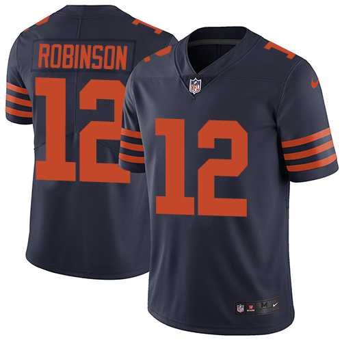 Nike Bears #12 Allen Robinson Navy Blue Alternate Youth Stitched NFL Vapor Untouchable Limited Jersey Nike Bears #12 Allen Robinson Navy Blue Alternate Youth Stitched NFL Vapor Untouchable Limited Jersey