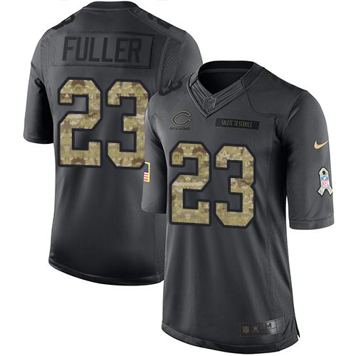 Nike Bears #23 Kyle Fuller Black Men's Stitched NFL Limited 2016 Salute to Service Jersey Nike Bears #23 Kyle Fuller Black Men's Stitched NFL Limited 2016 Salute to Service Jersey