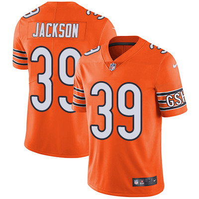 Nike Bears #39 Eddie Jackson Orange Youth Stitched NFL Limited Rush Jersey Nike Bears #39 Eddie Jackson Orange Youth Stitched NFL Limited Rush Jersey