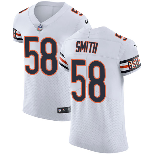 Nike Bears #58 Roquan Smith White Men's Stitched NFL Vapor Untouchable Elite Jersey Nike Bears #58 Roquan Smith White Men's Stitched NFL Vapor Untouchable Elite Jersey