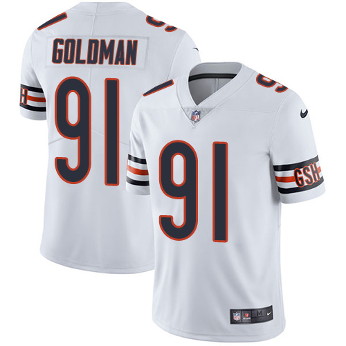Nike Bears #91 Eddie Goldman White Men's Stitched NFL Vapor Untouchable Limited Jersey Nike Bears #91 Eddie Goldman White Men's Stitched NFL Vapor Untouchable Limited Jersey