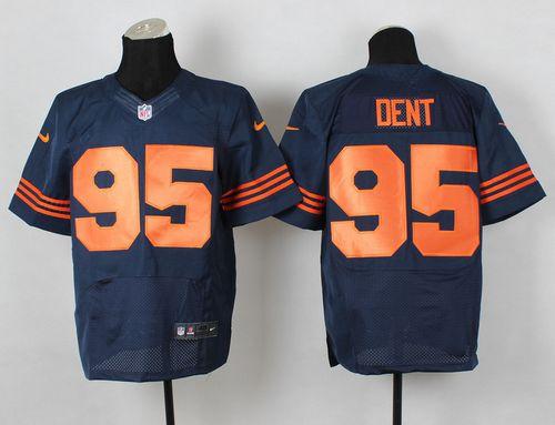 Nike Bears #95 Richard Dent Navy Blue Alternate Men's Stitched NFL Elite Jersey