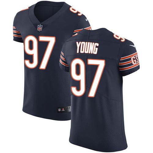 Nike Bears #97 Willie Young Navy Blue Team Color Men's Stitched NFL Vapor Untouchable Elite Jersey Nike Bears #97 Willie Young Navy Blue Team Color Men's Stitched NFL Vapor Untouchable Elite Jersey