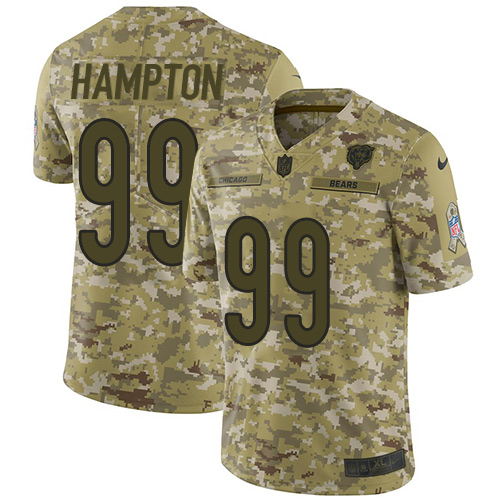 Nike Bears #99 Dan Hampton Camo Men's Stitched NFL