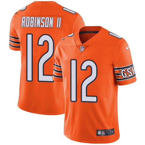 Nike Bears 12 Allen Robinson II Orange Youth Color Rush Limited Jersey Nike Bears 12 Allen Robinson II Orange Youth Color Rush Limited Jersey