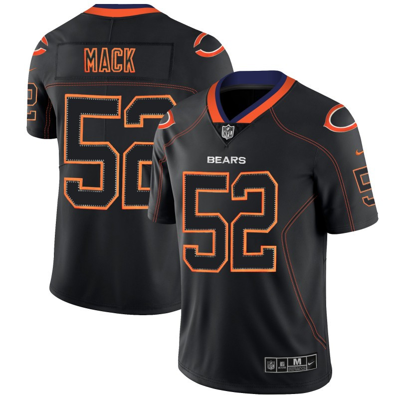 Nike Bears 52 Khalil Mack Black Shadow Legend Limited Jersey