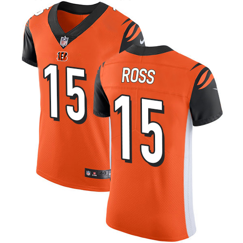 Nike Bengals #15 John Ross Orange Alternate Men's Stitched NFL Vapor Untouchable Elite Jersey Nike Bengals #15 John Ross Orange Alternate Men's Stitched NFL Vapor Untouchable Elite Jersey