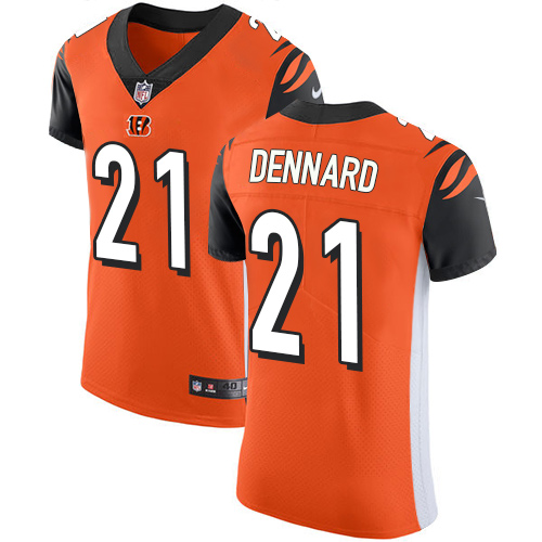 Nike Bengals #21 Darqueze Dennard Orange Alternate Men's Stitched NFL Vapor Untouchable Elite Jersey Nike Bengals #21 Darqueze Dennard Orange Alternate Men's Stitched NFL Vapor Untouchable Elite Jersey