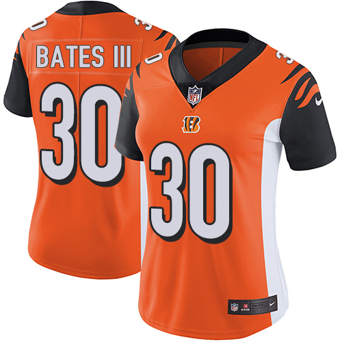 Nike Bengals #30 Jessie Bates III Orange Alternate Women's Stitched NFL Vapor Untouchable Limited Jersey Nike Bengals #30 Jessie Bates III Orange Alternate Women's Stitched NFL Vapor Untouchable Limited Jersey