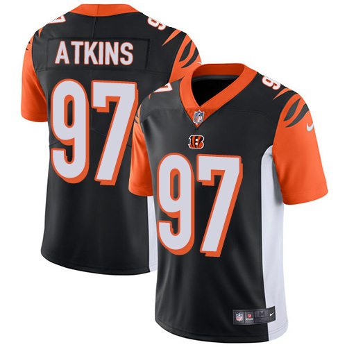Nike Bengals #97 Geno Atkins Black Team Color Youth Stitched NFL Vapor Untouchable Limited Jersey Nike Bengals #97 Geno Atkins Black Team Color Youth Stitched NFL Vapor Untouchable Limited Jersey